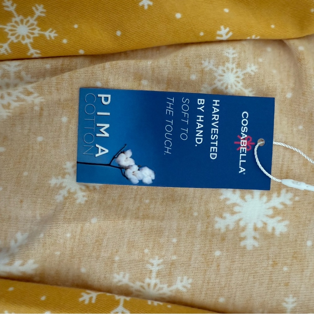 Cosabella Yellow Snowflake Robe - Picture 2 of 4